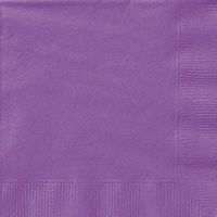 Purple Paper Napkins, 20ct