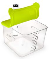 EVERIE Collapsible Silicone Lid Compatible with Breville Chefsteps Joule Cooker and Rubbermaid 12 18 22 Quart Sous Vide Container