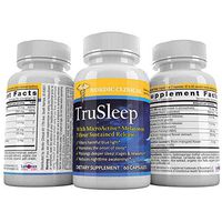 Nordic Clinical – TruSleep – MicroActive Melatonin – Sleep Supplement – Filters Out Blue Light – Reduces Eye Strain – Non-Habit Forming – 60 Capsules
