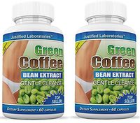 Pure Green Coffee Bean Extract Cleanse Detox Weight Loss 60 Capsules 2 Bottles