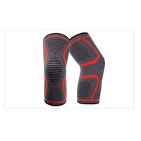 EYIIYE Knee Brace Compression Sleeve Knee Support Braces for for Sport Joint Pain Arthritis Relief Men and Women (red, L)