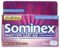 SOMINEX ORIGINAL NIGHTTIME SLEEP-AID 16 tabs