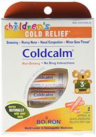 Boiron Children's Coldcalm, 1 Pack (2, 80-Pellet Tubes), Homeopathic Medicine for Cold Relief