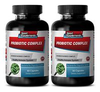 Immunity System Support - PROBIOTIC Advanced Blended Complex for Digestive System - Probiotic Immune Support - 2 Bottles 120 Capsules