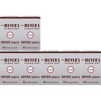 Mrs. Meyer's Clean Day Dryer Sheets, Lavender, 80 ct, Pack of 7