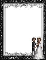Bride & Groom Stationery Printer Paper 26 Sheets