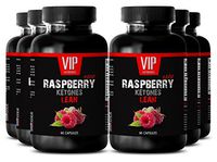 Increase energy - RASPBERRY KETONES LEAN 1200 EXTRACT - Metabolism supplements - 6 Bottles 360 Capsules