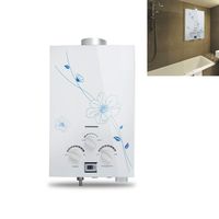 Denshine 6L Tankless Water Heater, Portable Instant Propane LP Gas Hot Water Heater, LCD Temperature Display, Auto Protection Advanced Energy-Saving Tankless Shipping from US