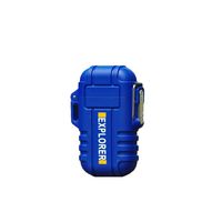 Aoukey Waterproof Lighter Outdoor Windproof Lighter Dual Arc Lighter Electric Lighters USB Rechargeable-Flameless-Plasma Lighter for Cigarette,Camping,Hiking,Outdoor Adventure,Survival