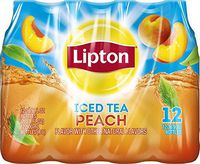 Lipton Iced Tea, Peach (12 Count, 16.9 Fl Oz Each)