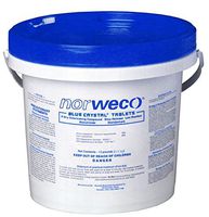 Norweco 4 Pack of 10lb. Blue Crystal Chlorine Tablets for Aerobic or Septic Systems