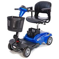 EV Rider - Mini Rider Compact Scooter - 4-Wheel - Metallic Blue