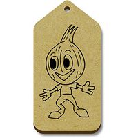 Azeeda 10 x 'Onion Man' 66mm x 34mm Gift Tags (TG00003345)