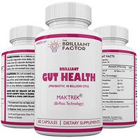 The Brilliant Factor Gut Health Supplement – Probiotic for Digestive Health | Supports Bloating-Gas Relief and Healthy Immune System - Enhance Microorganisms