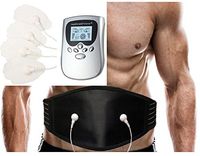 Best Powerful Smart Pain Relief Electric Impulse OTC 8 Modes Massager + Lower Back Pain Belt Plus for Massaging Lumbar Support | Excellent Back Acupressure Brace Support Belt FDA CLEARED (Silver) HealthmateForever PM8 LIFETIME WARRANTY!