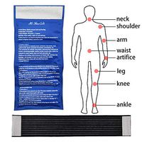 Adjustable Wrap. Reusable Warm or Ice Packs for Injuries, Hip, Shoulder, Knee, Back Pain – Hot & Cold Compress for Swelling, Bruises, Surgery (2)