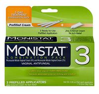 Monistat 3-Day Yeast Infection Treatment | Prefilled Applicators + Itch Cream