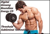 Digital Ginseing Boundless Energy Threshold Subliminal with Piano Moods Music CD