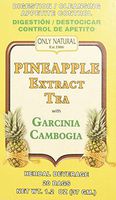 Only Natural Tea Pineapple Extract, Garcinia Cambogia Tea Bags, Pack of 3