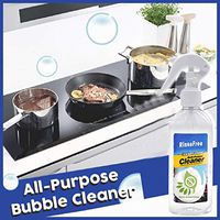All Purpose Cleaner Bubble Cleaner, Rinse-Free Super Cleaner and Polish, Cleaning Spray Kitchen Grease Cleaner Surface Cleaner Stain Remover, Stains from Floor, Cabinets, Countertop, Furniture