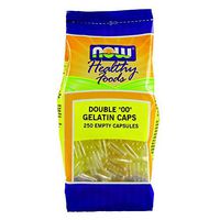 Double 00 Empty Gelatin Caps - 250 caps