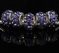 5PCS Wholesale purple Charms Beads Necklace European charm Bracelet Chain N#725 unique good party decoration accesories designer talisman accessories charming