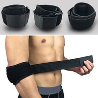 Sports Belt,iWEingHo&21 A Piece Adjustable Arm Protection Pads Elbow Brace Wrap Sleeve Guard Safe - Black
