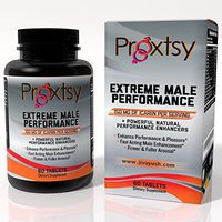 Male Enhancement Extreme Performance & Increase Stamina - Proxtsy All Natural Booster for Libido and Strength from Horny Goat Weed Extract and Tongkat Ali - Made in USA