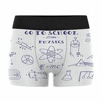 InterestPrint Boxer Briefs Men's Underwear Physics Note Book Page Paper XXL