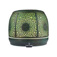 Scentcares Essential Oil Diffuser 500ml Metal Cover Aromatherapy Big Tank with 7 Led Light Ultrasonic Cool Mist Humidifier for Essential Oils Suitable for Large Living Rooms Kitchen Office and Spa