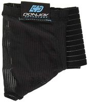 DonJoy Advantage DA161AV03-BLK-M Ankle Sleeve with Figure 8 Straps for Sprains, Strains, Lateral Support, Open Heel, Black, Medium fits 8.5", 9.5"