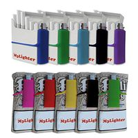 Ultimate Lighter Case Set by My Bondi | Premium Silicone Lighter Sleeves | Wrap Around Tobacco Pouch & Cigarette Case | Fits Most Lighters | Colorful & Durable Lighters Holder Multipack | (10)