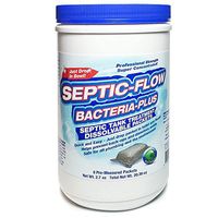 Septic Flow Bacteria-Plus Septic Saving Enzyme Packs| 8 Month Septic System Tank Supply| of Flush-able Toilet Septic Tank Treatments