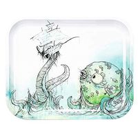 OCB Metal Rolling Tray - Sea Monster - Limited Series - (Large)