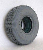 Pair of (2) hoveround teknique FWD 4.10x3.50-4 Solid Wheelchair Drive Tires