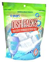 Clean Home Concentrated Dishwasher Detergent Packs