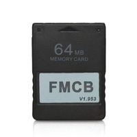 RGEEK FreeMcBoot FMCB 1.953 PS2 Memory Card 64MB for Sony Playstation 2 PS2,Just Plug and Play, Help You to Start Games on Your Hard Disk or USB Disk