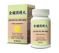 Jin SUO Gu Jing Wan Herbal Supplement for Men Helps Restore Drained Energy, Excessive Sweating During Sleep, Lacking Energy 100 Pills 350mg Each Made in USA
