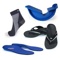 Powerstep Men's Plantar Fasciitis and Heel Pain Relief Kit, 10.5