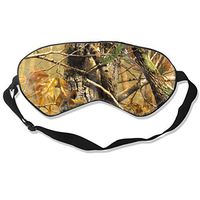 COLOMAKE Lightweight and Comfortable Super Soft Adjustable Hunting Camo Eye Mask for Sleeping Shift Work Naps Night Blindfold Eyeshade for Men and Women