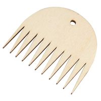Tenrry Tapestry Weaving Tool Wood Loom Comb DIY Braided Tools Comb