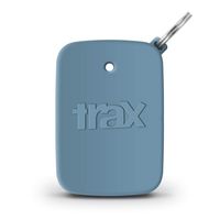 Trax Silicon Attachment Case & Keyring for Belts, Collars and Bags (Blue)