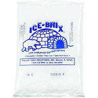 Boxes Fast BFIB6BPD Ice-Brix Cold Gel Pack, 5 1/2" x 4" x 3/4", 6 oz. Reusable, Food Safe, White (Pack of 48)