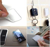 Cinhent 15pc Sticky Anti-Slip Gel Pad, Universal Non-Slip Mats,Sticky Anti Slip Pads Universal Non-Slip Dashboard Mat for Cell Phones, Sunglasses, Keys