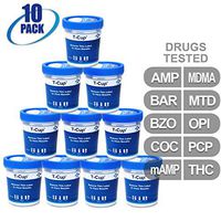 MiCare [10pk] - 10-Panel Multi Drug Test Cup (AMP/BAR/BZO/COC/mAMP/MDMA/MTD/OPI/PCP/THC) #MI-TDOA-3104