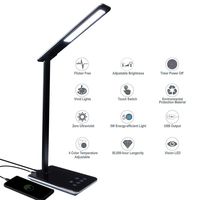 Kingwin KULT-01 LED Desk Lamp Desk For Dorm Room Essentials, Desk Accessories, Office Desk, College Dorm Room Accessories With USB Power Charging