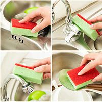 Lavany® 10PCS Cleaning Sponges Universal Sponge Brush Set Kitchen Cleaning Tools (A)