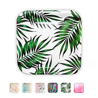 SOLAS Paper Palm Leaf Plates - Fully Compostable Jungle Party Plates | Beautiful Eco Friendly Paper Plates | Square Plates Disposable Green Paper Plates | Pack of 20 | 9 Inch Luau Party Plates