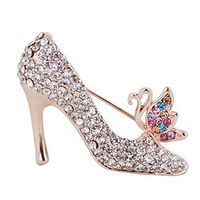 Creative High Heeled Shoes Gift Banquet Clothing Accessories Wedding For Women Novelty Aesthetic Jewelry Party Girls Girl Jewerly Style | color - Multicolor