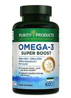 Green Tea Omega-3 Super Energy Boost, 60 softgels